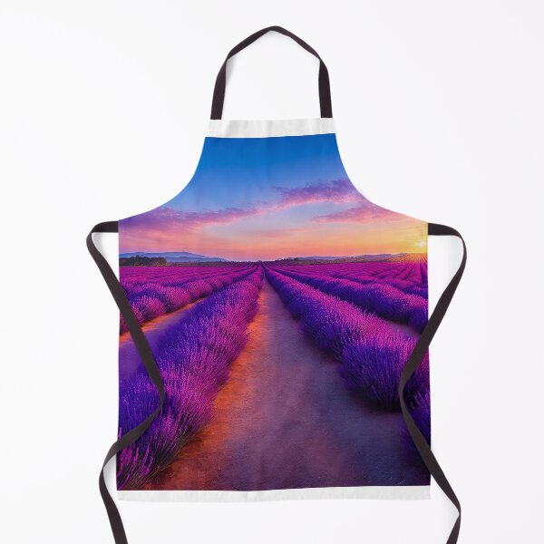 Item preview, Lavender Field Landscapes With Rows Upon Rows of Blooming Lavender Plants, Creating a Stunning Purple Vista, Ai Generated Art designed and sold by AiGens.