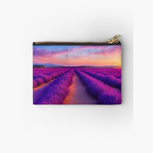 Item preview, Lavender Field Landscapes With Rows Upon Rows of Blooming Lavender Plants, Creating a Stunning Purple Vista, Ai Generated Art designed and sold by AiGens.