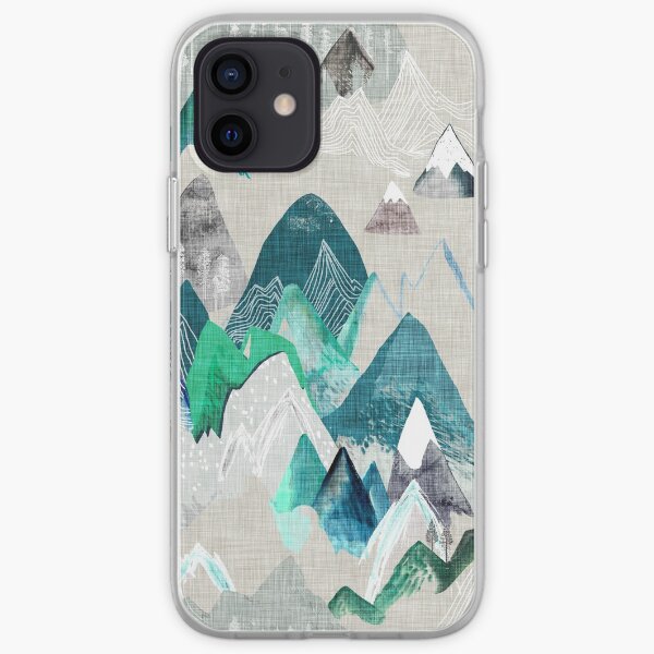 Call of the Mountains (in evergreen) iPhone Soft Case