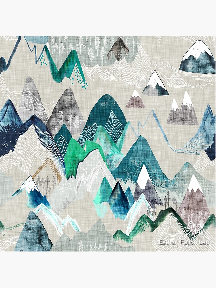 Call of the Mountains (in evergreen) by nouveaubohemian
