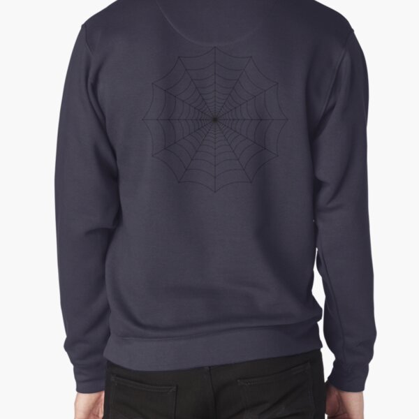 Spider web, spider, web, паутина, web, cobweb, net, tissue, spider's web, spinner, caterpillar Pullover Sweatshirt