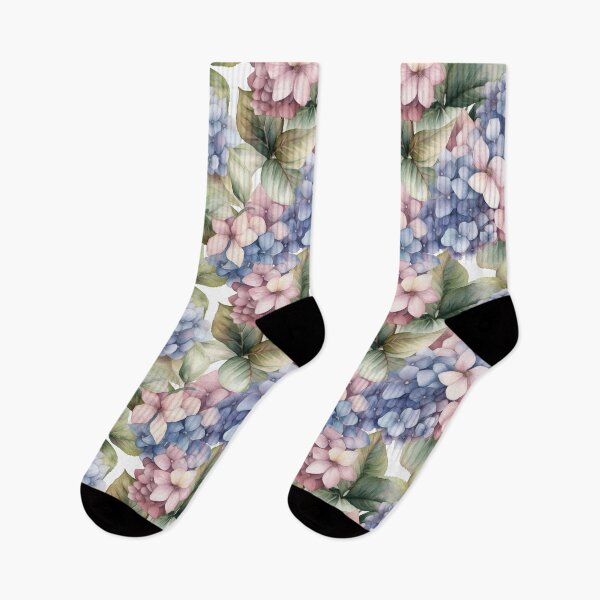 Item preview, Hydrangea (Hortensia) Floral Patterns 06 designed and sold by PixelPastry.