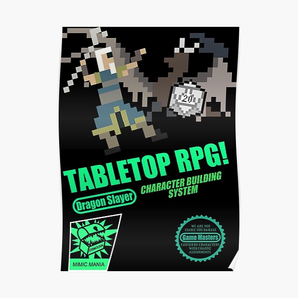 Tabletop RPG! Poster