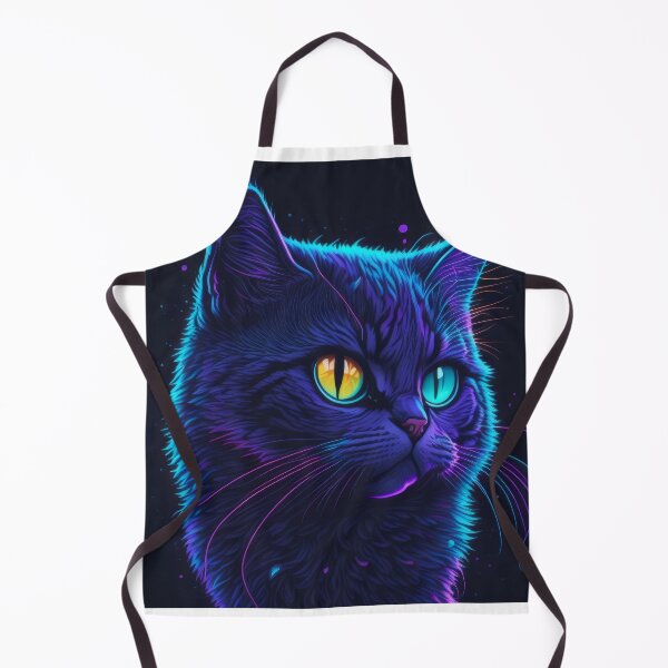 Aperçu de l'œuvre NEON Cool Cats - colourful neon pastel/oil artwork - Gangster Cat créée et vendue par ROBIN MACGREGOR.