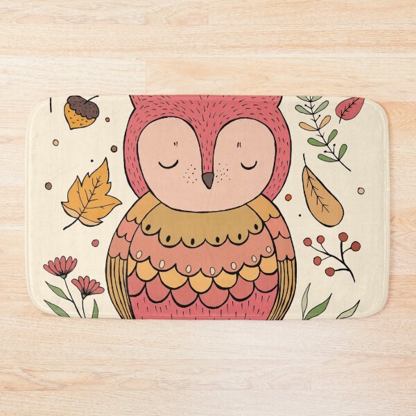 Item preview, Autumn fall owl designed and sold by Titatu.