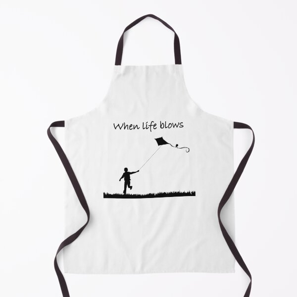Item preview, When life blows, fly a kite. implicit  version for a light background designed and sold by Jeeb-Arts.