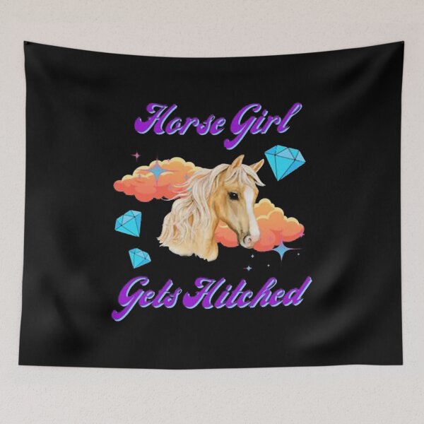 Item preview, Horse Girl Get's Hitched designed and sold by mikhailhowedes.