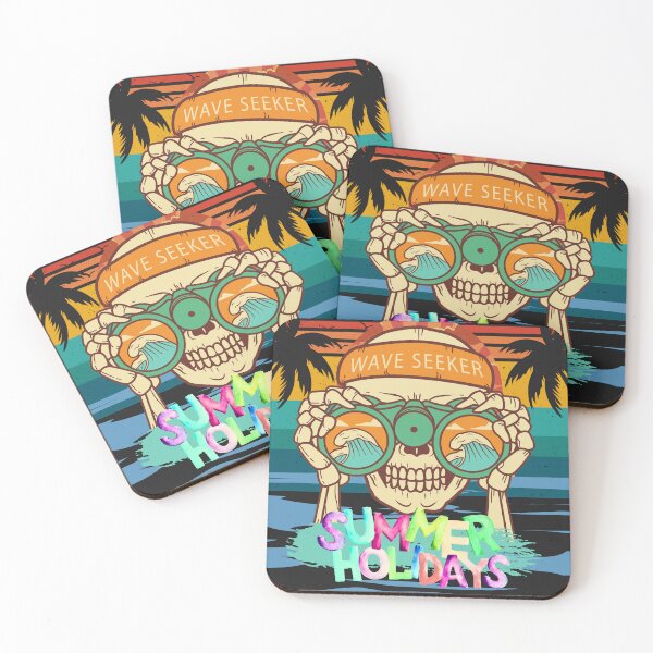 Item preview, Summer Holidays Skeleton Wave Seeker designed and sold by NoWokeWear.