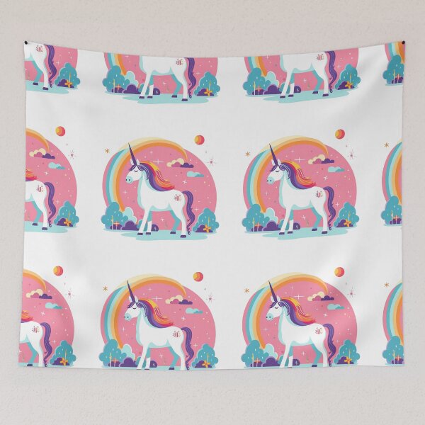 Item preview, Rainbow Wishes: Magical Unicorn Art for Kids designed and sold by meesin-shop.