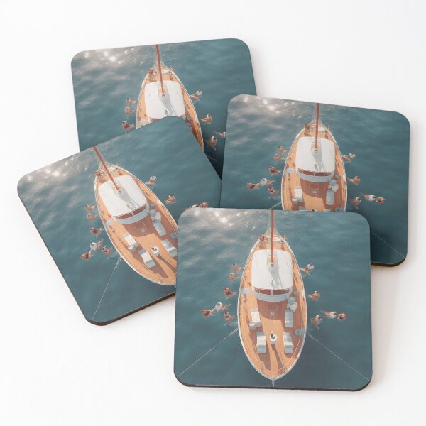 Item preview, Seaside Escapade - Majestic Vessels - Yacht dreams designed and sold by PastelPalaceCo.