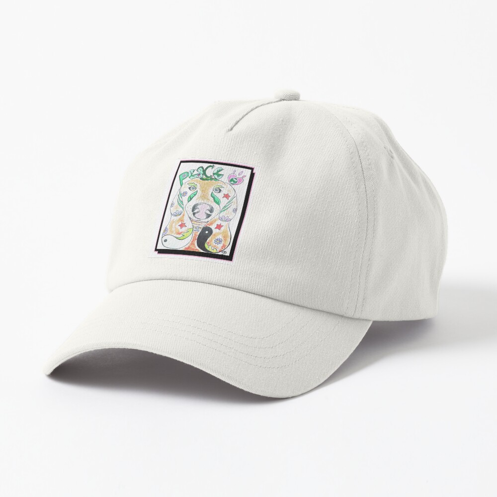 Aperçu de l'œuvre Casquette Dad Hat créée et vendue par doudouedition.