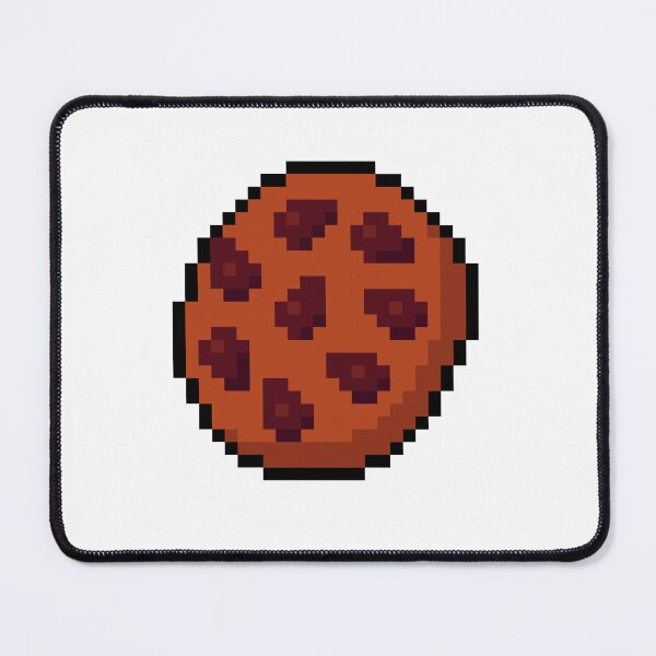 Item preview, Pixel Chocolate Chip Cookie - pixel food art designed and sold by LittleFoodShop.