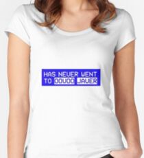 Has never went to Oovoo Javer Women's Fitted Scoop T-Shirt