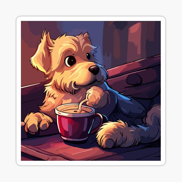 Sticker for Sale mit Lustige Hunde-Cartoons 02 von tpixx