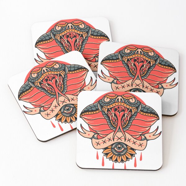 Item preview, ROGUE BIG COBRA TATTOO ART designed and sold by Rogueclothes.