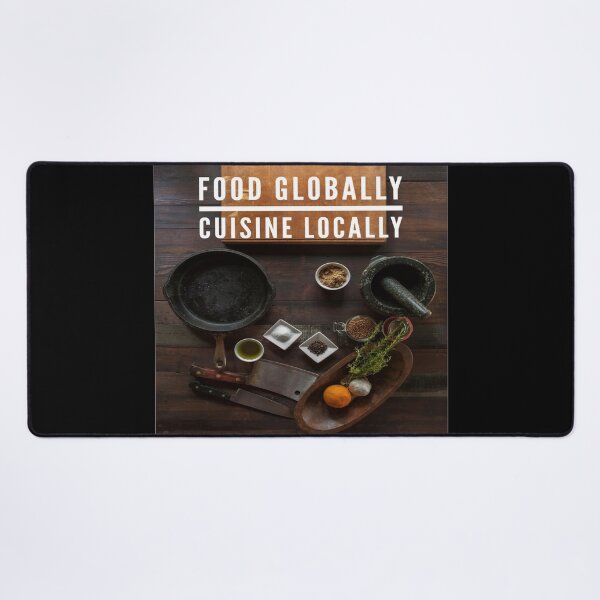 Item preview, Food Globally Cuisine Locally - Cool Sticker designed and sold by joejiing.