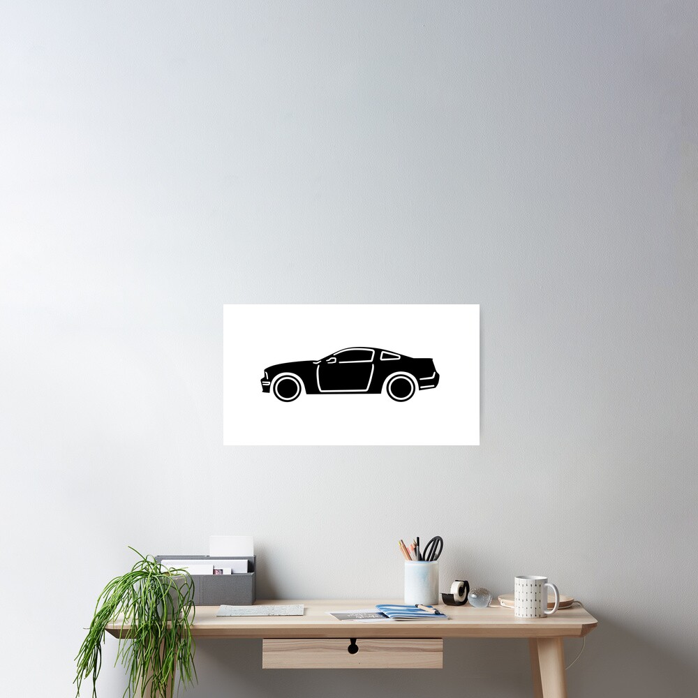 Vista previa del artículo con la obra «Póster», diseñado y vendido por AutoClub.