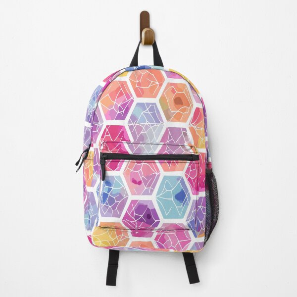 Item preview, Versatile and Eye-Catching Colorful Hexagon Pattern designed and sold by Tamas Das.