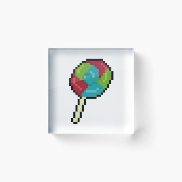 Item preview, Pixel Lollipop - pixel food art designed and sold by LittleFoodShop.