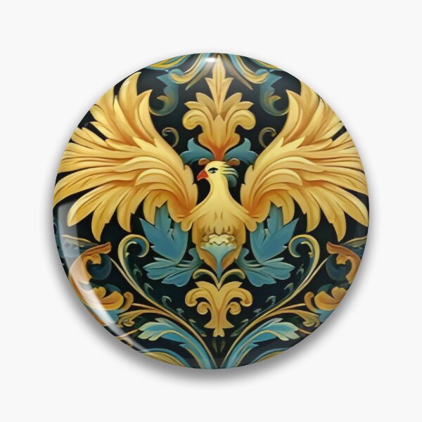 Item preview, Copy of Russian Fairytale Art Design, Hohloma Inspired, Flowers, Firebird designed and sold by MiracleROLArt.