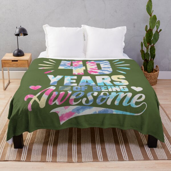 Item preview, 40th Birthday 	 Idea Tie-Dye 40 Year Of Being Awesome 	 	 designed and sold by vfbhxwdlah61.