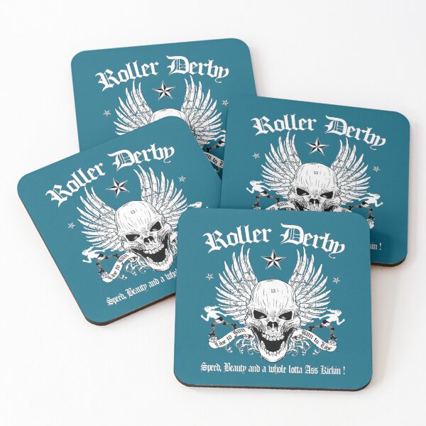 Item preview, ROLLER DERBY SKULL    designed and sold by ArwaVining.