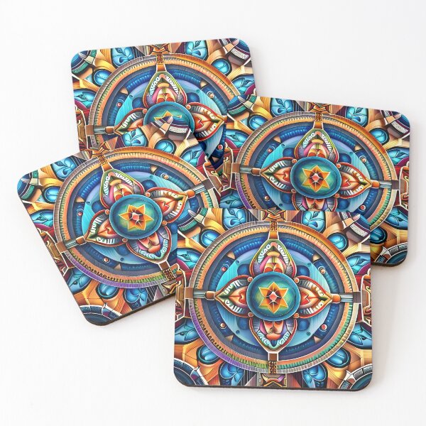 Item preview, Enchanting Symmetry: Harmonious Mandala Delight designed and sold by TheOpiumHouse.