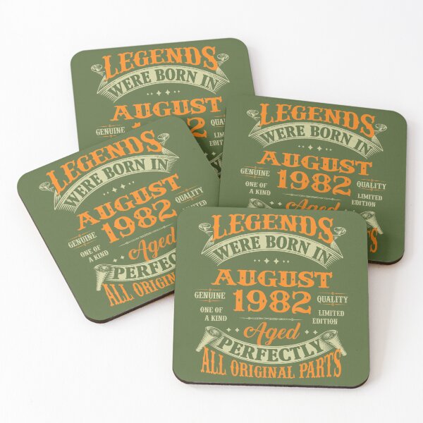 Item preview, 40th Birthday 	 Legends Born In August 1982 40 Years Old 	 	 designed and sold by vfbhxwdlah61.