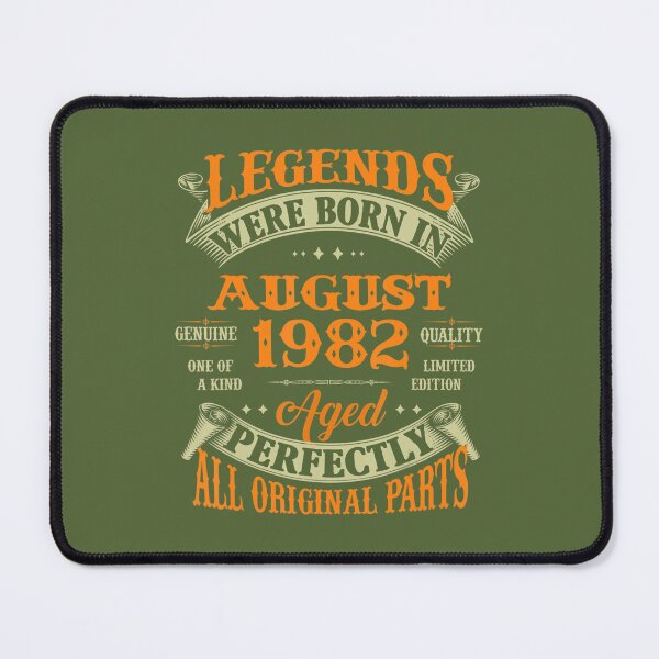 Item preview, 40th Birthday Legends Born In August 1982 40 Years Old designed and sold by vfbhxwdlah61.
