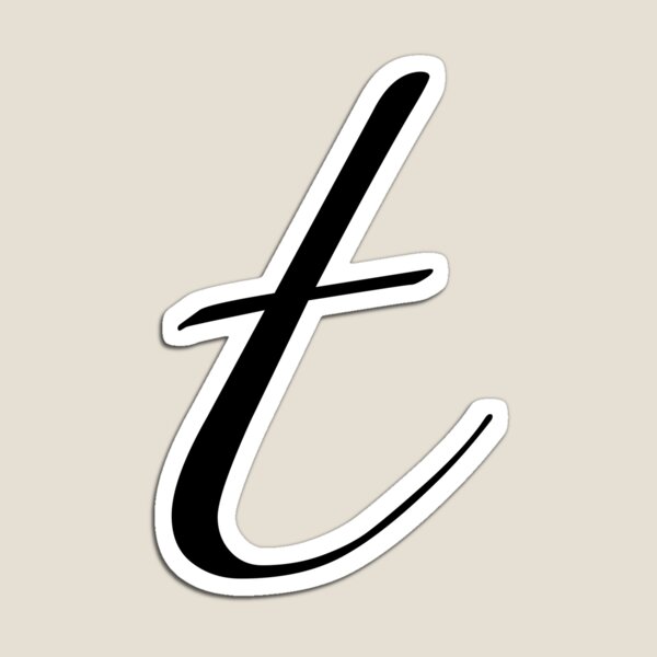 Monogram Lower Case- T Magnet