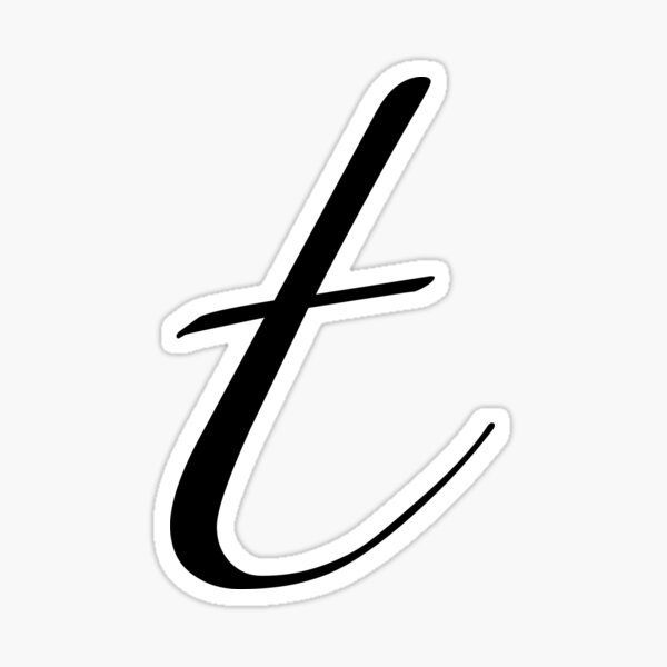 Cursive Font Stickers For Sale Redbubble