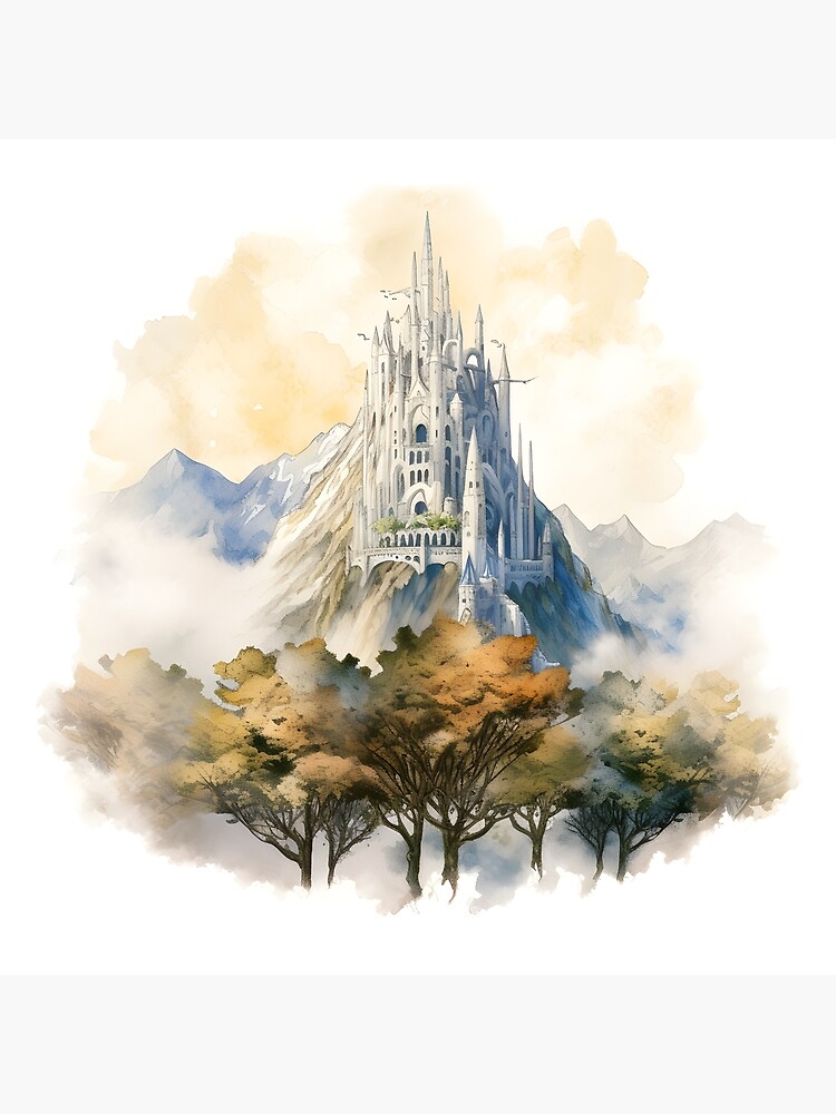 Minas Tirith on MS Paint by TTArtx on DeviantArt