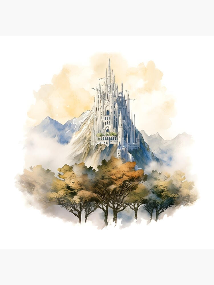 Minas Tirith (Beleriand)  Fantasy illustration, Middle earth art, Tolkien  art