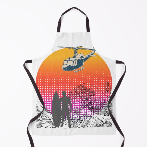 Item preview, surfer waves summer holidays helicopter surf lover designed and sold by DESIGNIRIS.