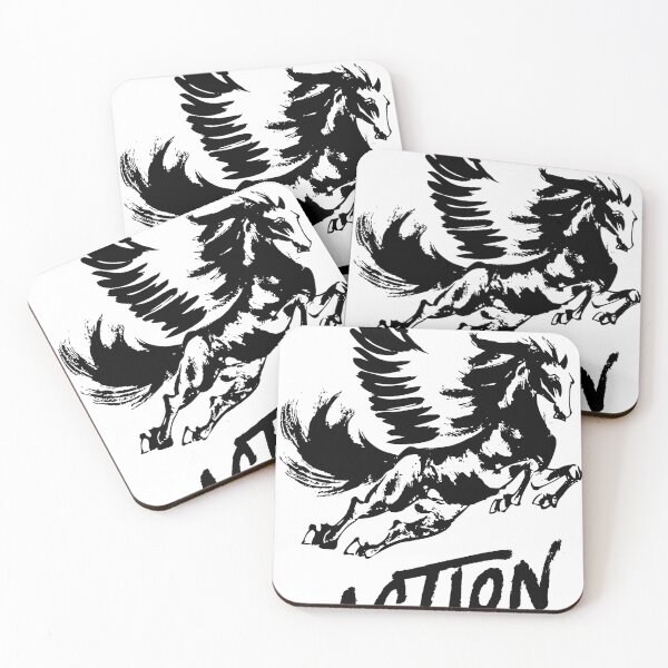 Item preview, Calligraphic Art Pegasus (flying horse) designed and sold by skycn520.