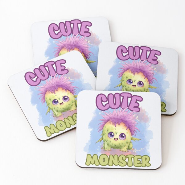 Item preview, Cute funny happy animated monster designed and sold by Mikuszyn.