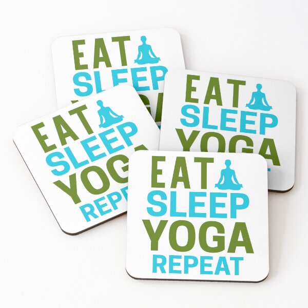 Item preview, Eat sleep yoga repeat designed and sold by smallcatvn.