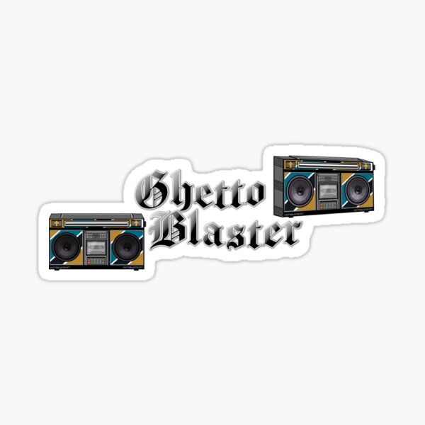 Ghetto Blaster - Stereo - Sticker