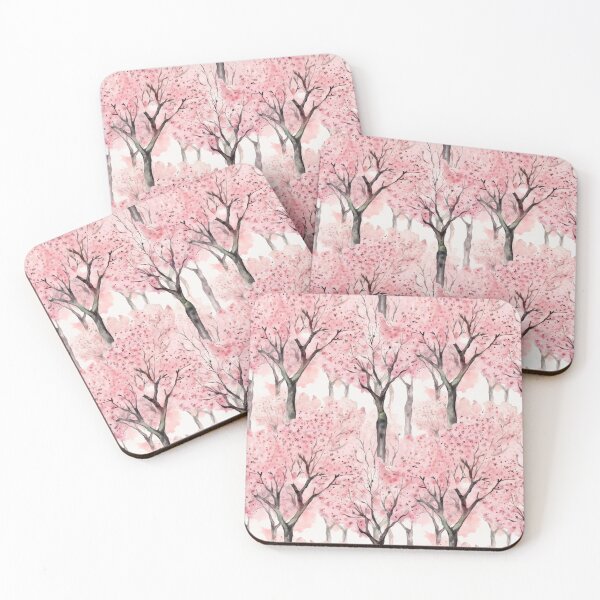 Artikelvorschau, Watercolour Pink Cherry Blossom Tree Pattern entworfen und verkauft von sandy3105.