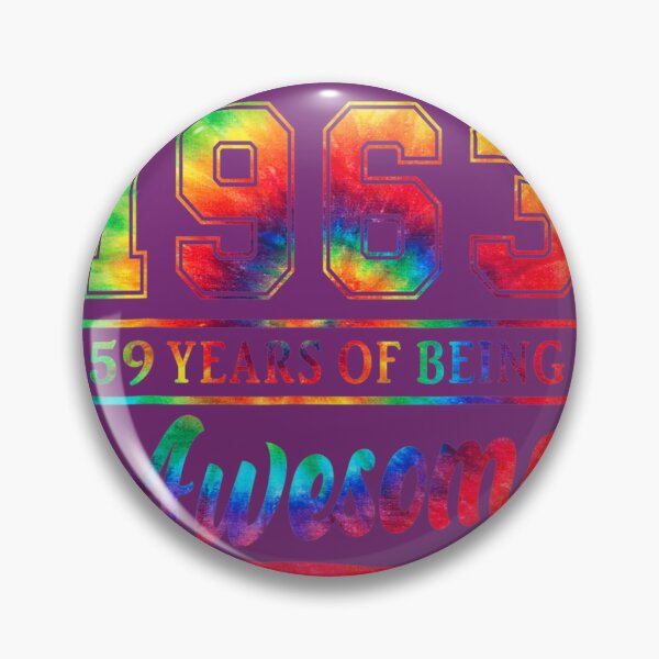 Item preview, 59 Year Old 59th Birthday 	 Tie Dye Awesome Since 1963 	 	 designed and sold by kkeearfwv10.