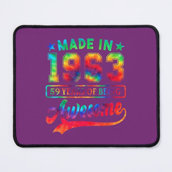 Item preview, 59 Year Old 59th Birthday Tie Dye Awesome Since 1963 designed and sold by kkeearfwv10.