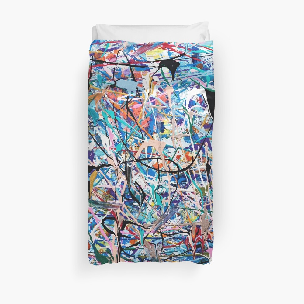 Blue Composition Duvet Cover