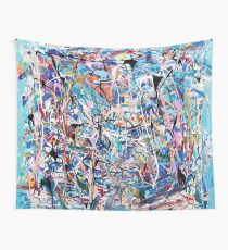 Blaue Komposition Wandbehang