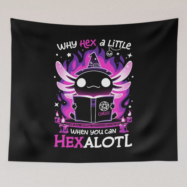 Item preview, Axolotl Witching Hour - Spooky Salamander designed and sold by Snouleaf.