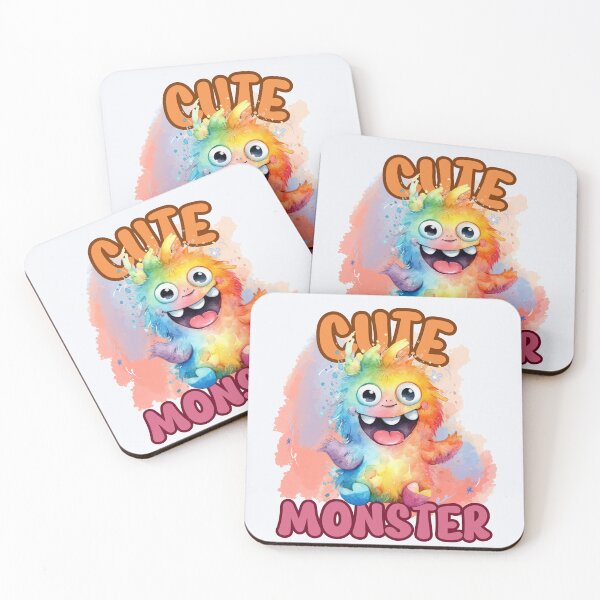 Item preview, Cute funny happy animated monster designed and sold by Mikuszyn.