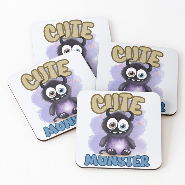 Item preview, Cute funny happy animated monster designed and sold by Mikuszyn.