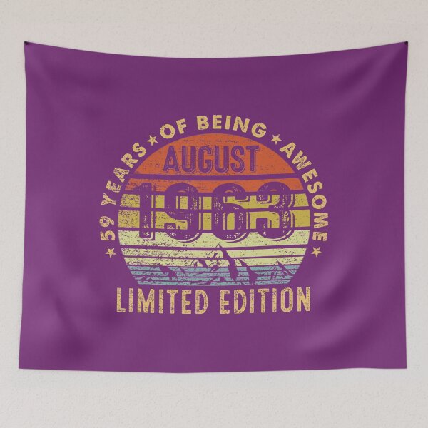 Item preview, 59 Year Old Awesome Since August 1963 	 59th Birthday 	 DM66611	 designed and sold by kkeearfwv10.
