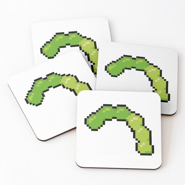 Item preview, Pixel Gummy worm - pixel food art designed and sold by LittleFoodShop.
