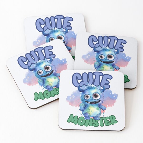 Item preview, Cute funny happy animated monster designed and sold by Mikuszyn.