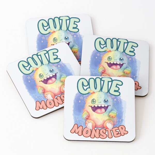 Item preview, Cute funny happy animated monster designed and sold by Mikuszyn.